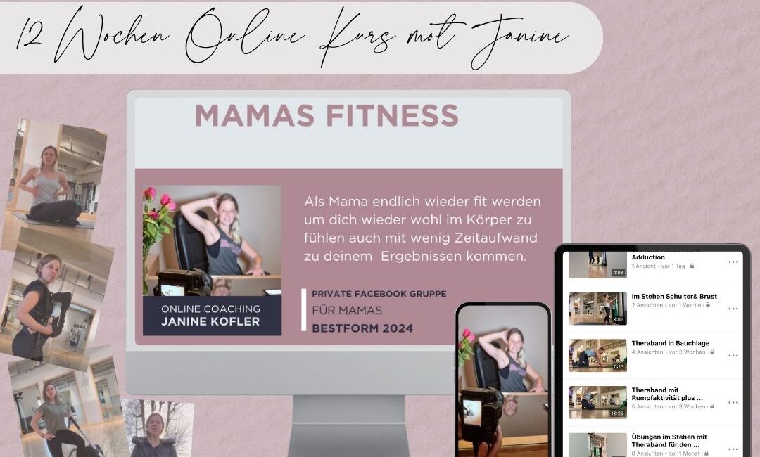 Mama Fitness Online Coaching 12 Wochen Kurs