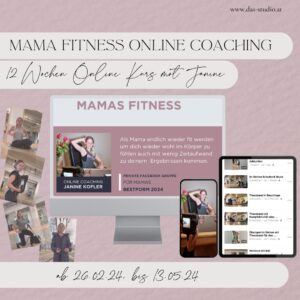 Mama Fitness Online Coaching 12 Wochen Kurs