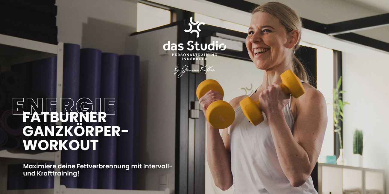 FATBURNER – Dein Power-Workout für maximale Fettverbrennung! Erlebe ein intensives Ganzkörpertraining mit Cardio- und Kraftübungen, das deine Fettverbrennung auf das nächste Level bringt. Jetzt anmelden und durchstarten!